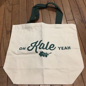 Oh Kale Yeah canvas tote - West Elm - Brand New